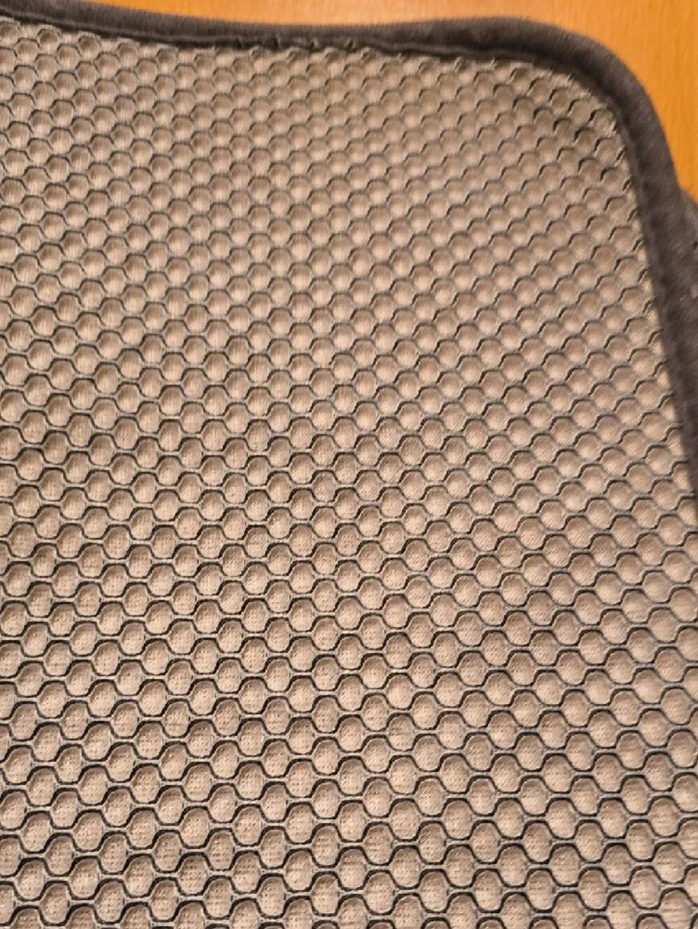Waffle Weave Kitchen Drying Mat - Gray - Approx. 17 X 23 Inches